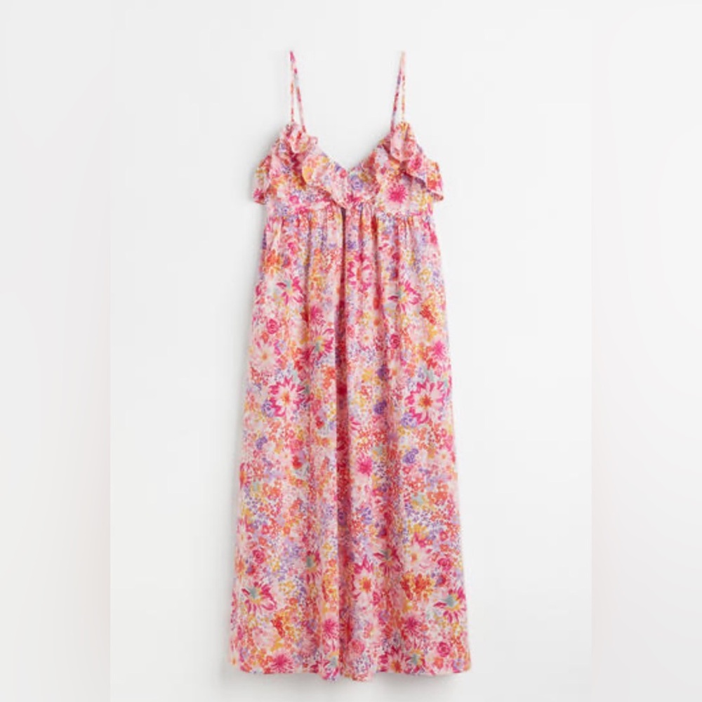 H&M Flounced Floral Dress